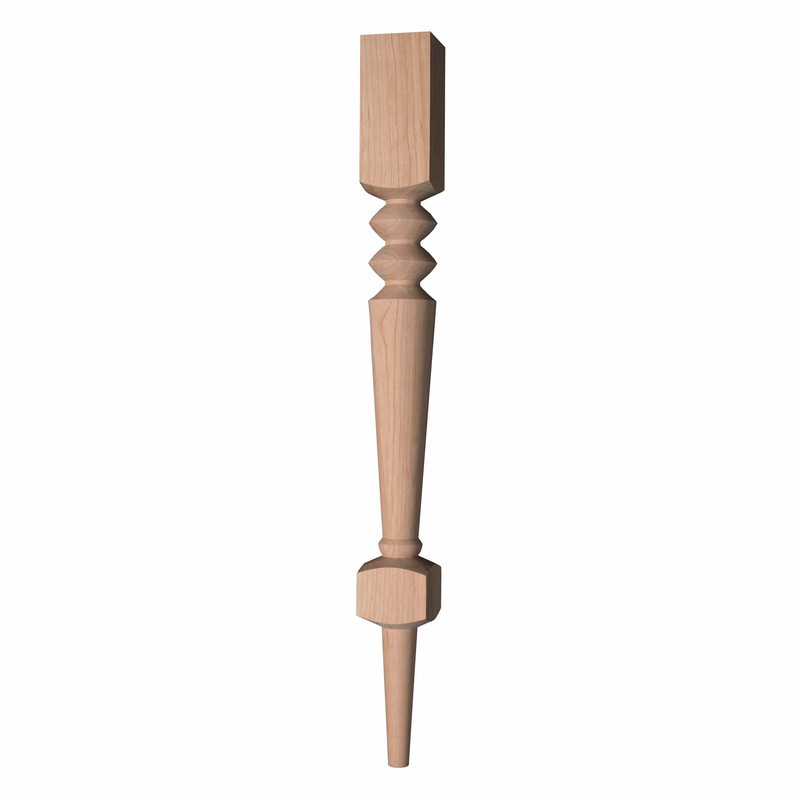Abaco Island Leg - 35-1/2" x 3-1/2" x 3-1/2" - Species:Cherry